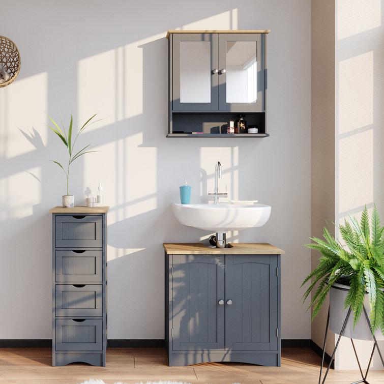 Country style deals bathroom vanity